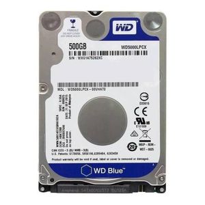 Disco Duro 500gb Pc Wd Blue R2 5400rpm Slim 2.5 Sata3 Backup