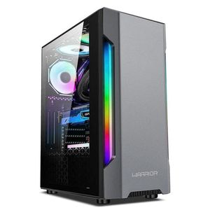 Gabinete Gamer Cristal Transparente 3 Fan Rgb Psu Cover