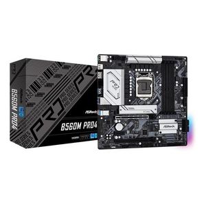 Motherboard Asrock B560m Pro4 S1200 Intel 10ma M.2 Backup