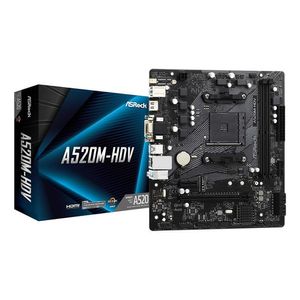 Motherboard Asrock Am4 A520m Hdv Ddr4 Amd Ryzen Backup
