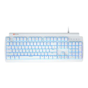 Teclado Gamer Mecanico Meetion Mt-mk600rd Iluminado Blanco