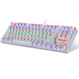 Teclado Gamer Tkl Mecanico Rgb Redragon Kumara Rainbow K552w