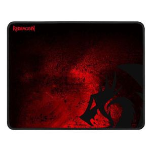 Mouse Pad Redragon P016 Pisces De Caucho Y Tela 260mm X 330mm X 3mm Black/red