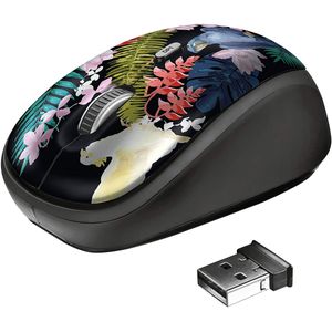 Mouse Inalambrico Usb Pc Tvbox Smart Tv Trust Parrot Backup