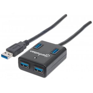 Hub USB 3.0 / 4 Puertos 3.0 SuperSpeed - Manhattan