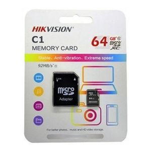 Tarjeta Micro Sd Hikvision 64gb - Market