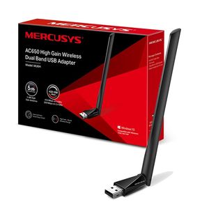 Adaptador USB Wireless Mercusys MU6H AC650 Alta Ganancia