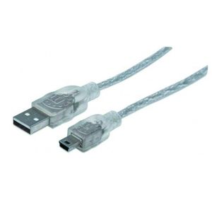 Cable USB 2.0 a Mini 5 pin 1,8 mts Manhattan