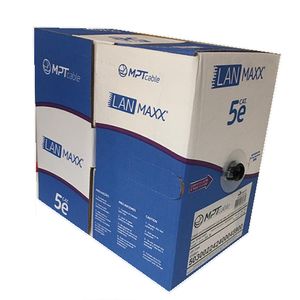 Cable UTP Cat 5e EXTERIOR / Negro / 305mts / CMX | MPT Cable