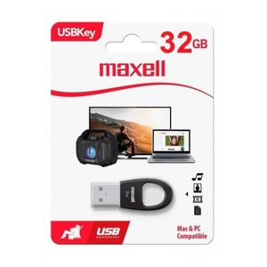 Pendrive Maxell 32gb Usb Key Negro Usb 2.0