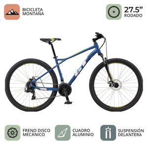 GT Bicicleta AGGRESSOR SPORT 27.5 Talle M Azul MDN-BLU