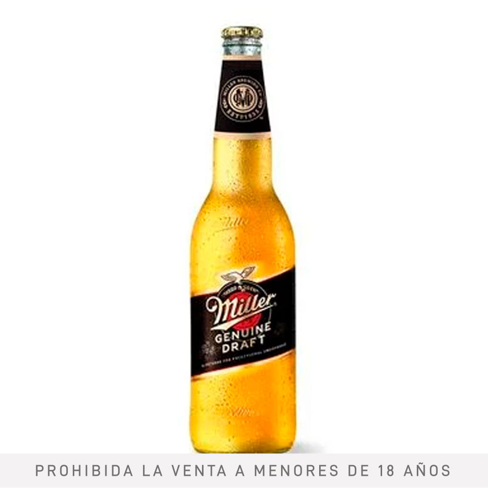Cerveza Miller Ln 600 Ml