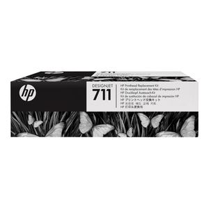 Cabezal de impresion HP 711 Negro amarillo cian magenta