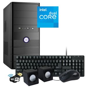 Torre Computadora Dual Core Intel 8gb 2tb Win10 Nueva Wifi
