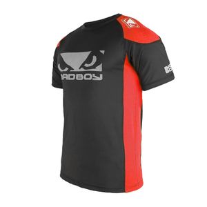 Remera MMA Bad Boy Perform.Walkout Negro/Rojo-Talle M
