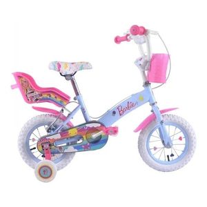 BICICLETA BARBIE RODADO 12 NIÑA NIÑO CON PORTA MUÑECAS