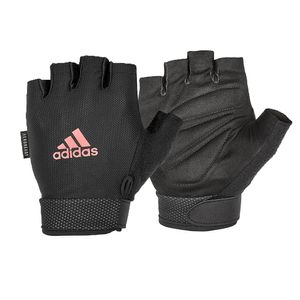 Guantes Ajustables Adidas Essencial Rosa - M Supergym