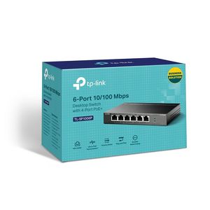 Switch TP-LINK TL-SF1006P 6 Puertos 10/100 con 4 POE