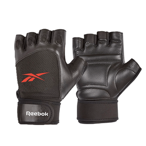 Guantes de entrenamiento negro y rojo M Reebok Supergym