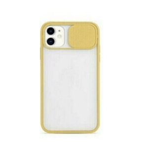 Case con protector para camara Iphone 12 Pro Amarillo