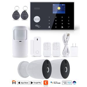 KIT de Alarma TUYA Smart TS970ALT con Accesorios + 2 Cámaras Exterior NHC-O630