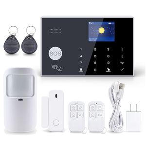 KIT de Alarma TUYA Smart TS970ALT con Accesorios - RFID, GSM, WIFI, APP