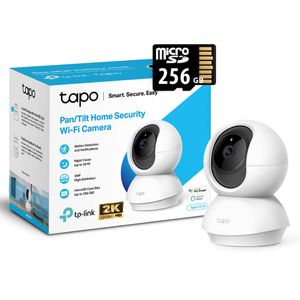 Cámara Wi-Fi TP-LINK TAPO C210 2K + MicroSD 256GB