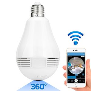 Cámara Lampara 360 Hd Luz Audio Graba