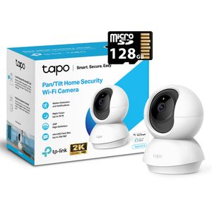 Cámara Wi-Fi TP-LINK TAPO C210 2K + MicroSD 128GB