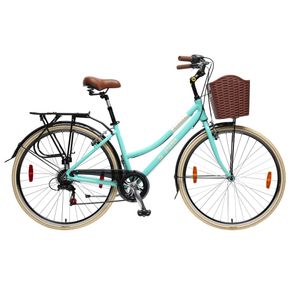 S-PRO Bicicleta STRADA Lady DLX rodado 28 Verde de paseo