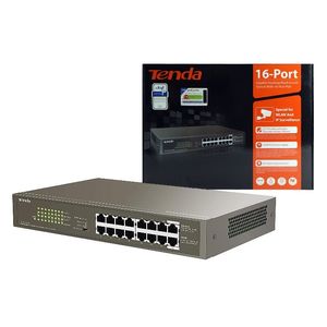 Switch PoE Tenda TEG1116P-16-150W 16 puertos 10/100/100