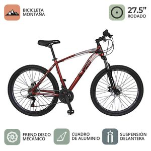 S-PRO Bicicleta ZERO3 rodado 27.5 YS955 Rojo Gr de montaña