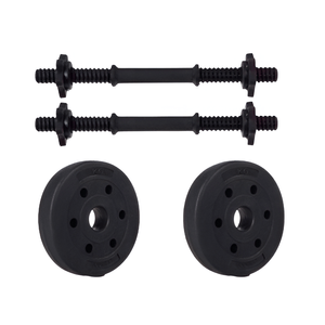 Kit 2 Mancuernas Forradas +30kg Discos Forrados