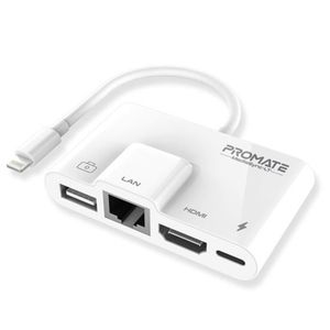 PROMATE MEDIASYNC-LT HUB ADAPT LIGHTN A USB/HDMI/LAN/LIGHTN