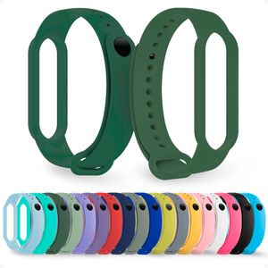 Pulsera Malla Correa Para Mi Band 7 Color Verde Alpino