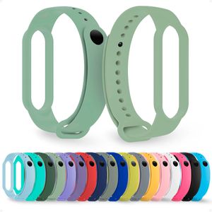 Pulsera Malla Correa Para Mi Band 7 Color Verde Pastel