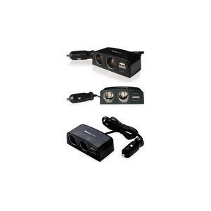 Cargador De Auto Multi-Power 2X Usb / 2X 12V