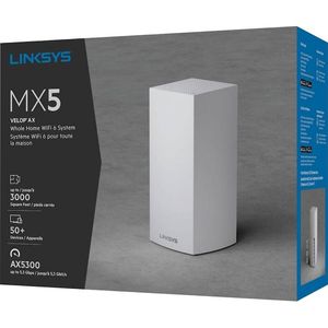 Sistema Malla Wifi6 Linksys Velop Mx5300 Triband 1 unidad