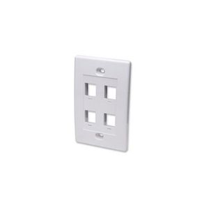 Roseta - Tapa Interna x4 Jack Blanca - Intellinet