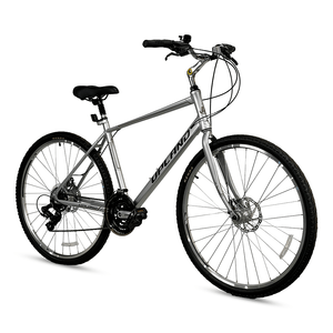 Bicicleta Híbrida Upland Burguess Gris Claro Supergym