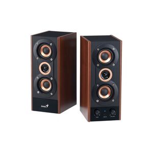 Parlantes Genius SP-HF800A Madera 20W Alta Fidelidad