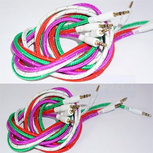 Cable audio 3.5 M/M 1.0 mts Spica Mallado
