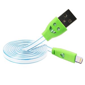 Cable de Datos LED Cilindrico iPhone 5/6 - Verde