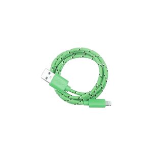 Cable Iphone 5/6 Tipo Cordon Verde