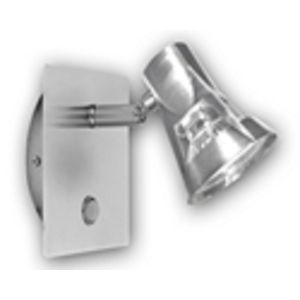 Spot Unitario De Pared Satin Nickel 1xGu10 Lampara inc 50W