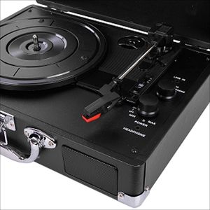 Toca discos Para Vinilo Vitrola Parlantes Estereo -Bluetooth