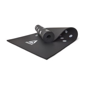 Colchoneta Yoga Mat Reebok 7mm negra Supergym