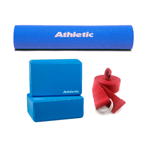 Colchoneta Yoga 6mm+ Ladrillos Yoga+ Correa Yoga Athletic Supergym