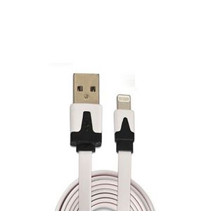 Cable Iphone 5/6 Tipo Chato Blanco