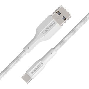 PROMATE XCORD-AC.WHITE CABLE USB-A A USB-C 1M